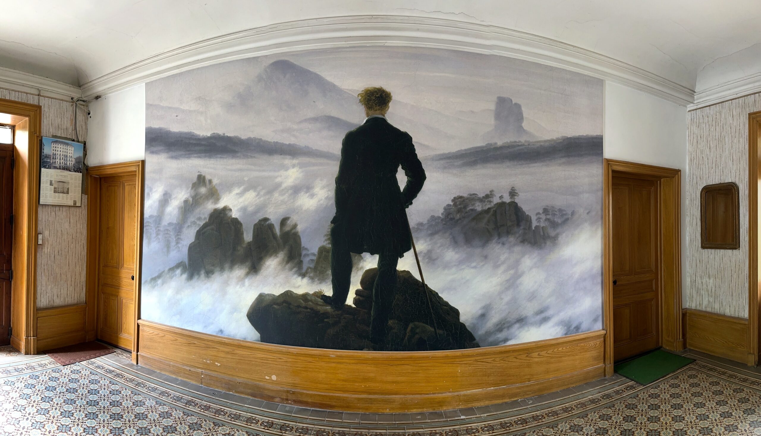 Toile tendue mur imprimé d'une oeuvre de Caspar David Friedrich