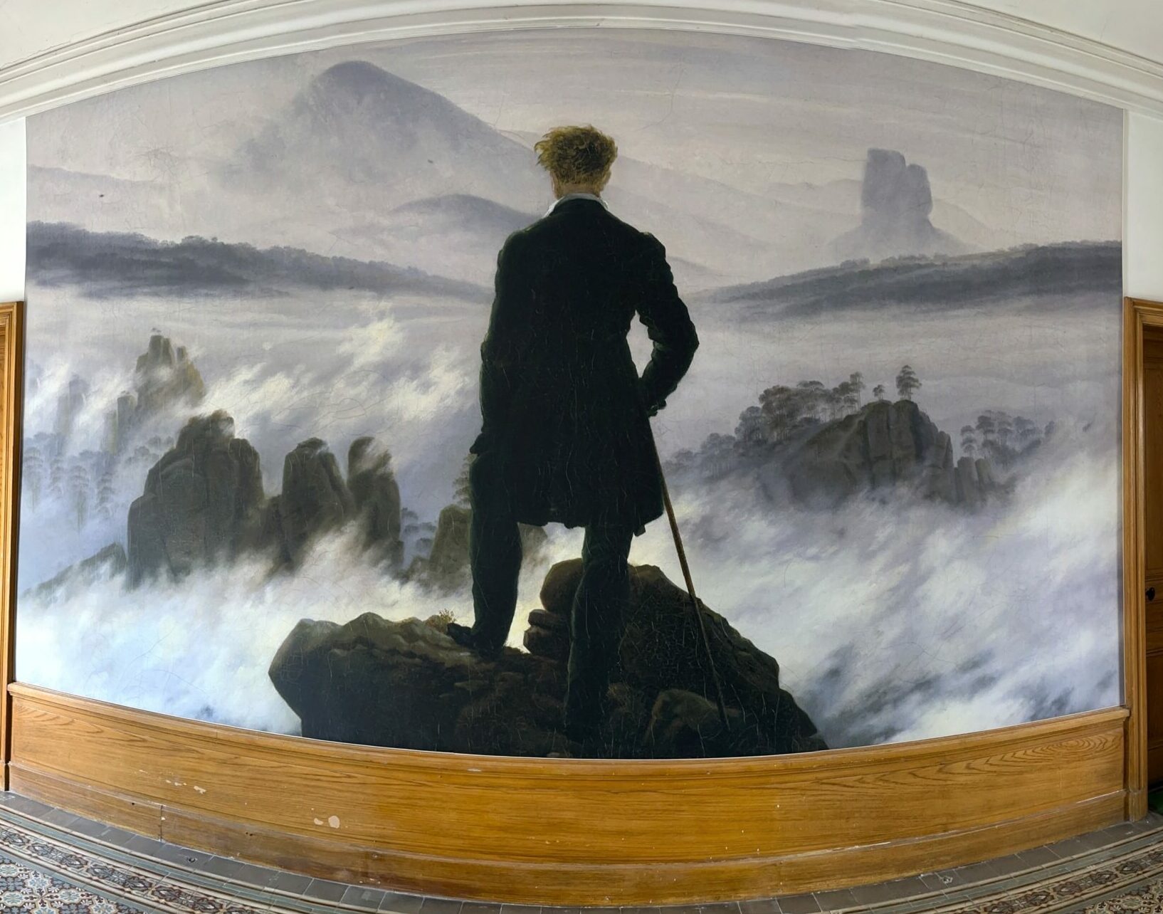 Toile tendue mur imprimé d'une oeuvre de Caspar David Friedrich